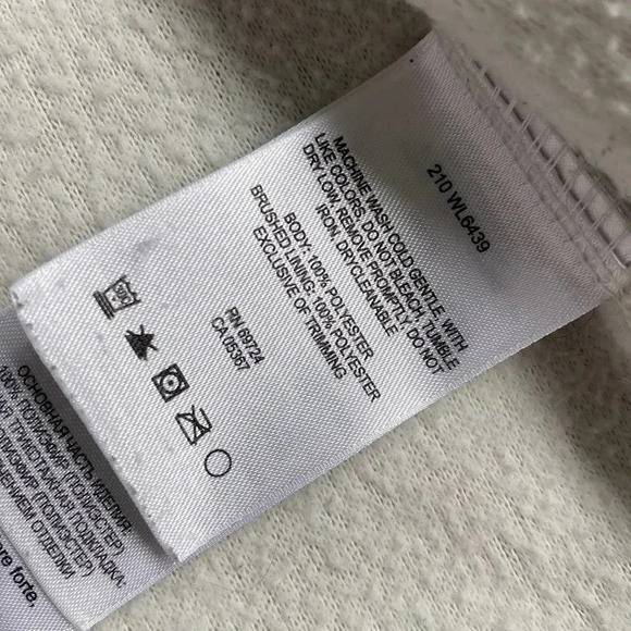 Columbia Sportswear Fleece Full Zip Up Jacket White Plush Pearl Size L - Picture 13 of 14